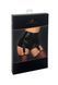 Шортики Noir Handmade F325 Glam, XXL, black, вініл, висока талія, кріплення для панчіх, з доступом SX0385 фото 8