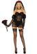 Еротичний костюм чорної нареченої Leg Avenue Heartbreak Bride M, боді, рукави, вуаль, чокер SO9209 фото 3