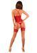 Прозрачный корсет Obsessive Lacelove corset XS/S Red, кружево, подвязки для чулок SO8649 фото 2