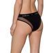 Трусики с прозрачной вставкой Passion PS002 PANTIES XL, black SO4194 фото 2