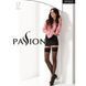Графитовые чулки на ажурной силиконовой резинке Passion ST003 3/4 grafit SO4294 фото 5