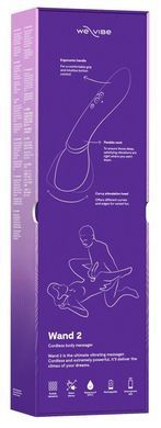 Смарт-вибромассажер We-Vibe Wand 2 Purple, очень мощный, функция Smart Silence SX2150 фото