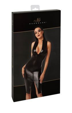 Платье Noir Handmade F337 Powerwetlook midi dress - XL SX2050 фото