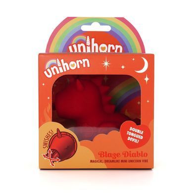 Вибратор-единорожка Unihorn - Blaze Diablo, ласкающий язычок SX2858 фото