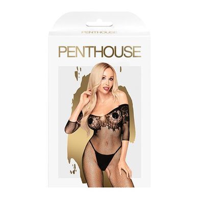 Бодистокинг с имитацией лифа Penthouse - High Profile Black S/L SO4405 фото