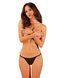 Прозрачные стринги с кружевом Obsessive Celia Noir thong M/L SO7869 фото 1
