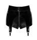 Шортики Noir Handmade F325 Glam, 3XL, black, винил, высокая талия, крепления для чулок, с доступом SX0386 фото 6