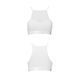 Спортивный топ с прозрачной вставкой Passion PS006 TOP S, white SO4245 фото 4