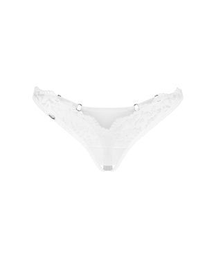 Трусики Obsessive Arrowel White crotchless thong L/XL SX2592 фото