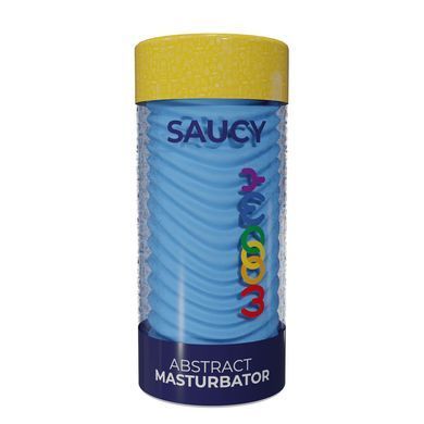 Мастурбатор Wooomy Saucy Abstract Masturbator, сквозной, двусторонний SX1704 фото