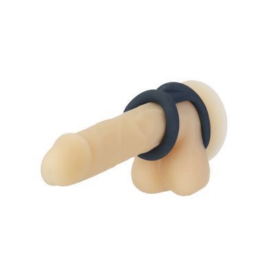 Подвійне ерекційне кільце LUX Active &ndash; Tug &ndash; Versatile Silicone Cock Ring SO5574 фото