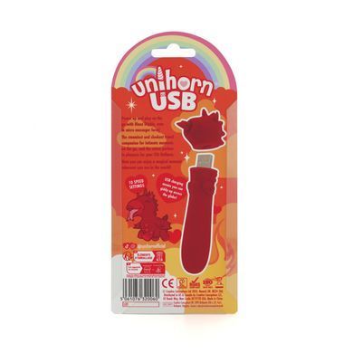 Вибратор-единорожка Unihorn USB Bullet - Blaze Diablo вибропуля, USB зарядка SX2859 фото