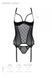Корсет Passion MARINA CORSET, L/XL, black, с открытыми чашками SO9729 фото 5