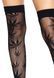 Чулки с рисунком Leg Avenue 420 Net thigh highs Black SO9159 фото 3