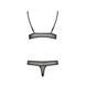 Комплект білизни Passion ERZA SET L/XL, black, ліф і трусики PS26010 фото 4