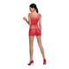 Бодистокинг мини-платье с бабочками Passion BS090 One Size red SO6389 фото 4
