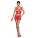 Бодистокинг мини-платье с бабочками Passion BS090 One Size red SO6389 фото 3