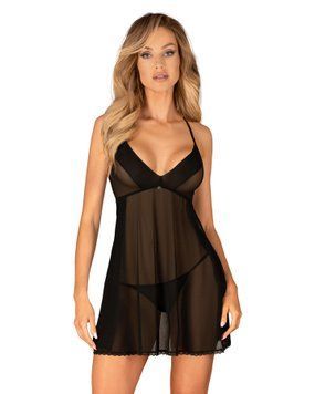 Пеньюар и трусики Obsessive Latinesa babydoll & thong XL/2XL SO9779 фото