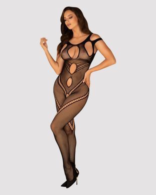Бодистокинг Obsessive Bodystocking G322 S/M/L, фантасмагорически-силуэтный крой SO7242 фото