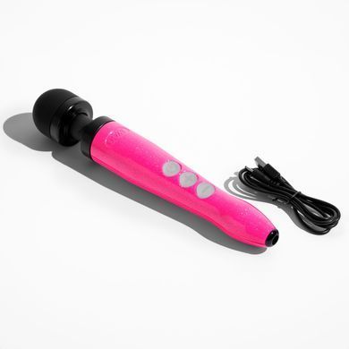 Вибромассажер DOXY Die Cast 3R Hot Pink, очень мощный, перезаряжаемый, металлический корпус SX2460 фото