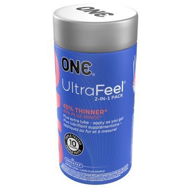 Презервативы ONE Ultra Feel, ультратонкие, c дополнительной смазкой, 10 шт, подарочная упаковка-тубус SX0786 фото