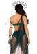 Эротический костюм Медузы Горгоны Leg Avenue Medusa Costume S, топ, юбка, нарукавники, украшения SO9212 фото 2