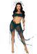 Эротический костюм Медузы Горгоны Leg Avenue Medusa Costume S, топ, юбка, нарукавники, украшения SO9212 фото 3