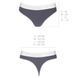 Спортивные трусики-стринги Passion PS007 PANTIES L, dark grey SO4247 фото 3