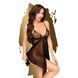 Бэби-долл с ажурным браллетом и высоким разрезом Penthouse - Sweet Beast Black S/M SO5296 фото 1
