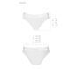 Трусики з прозорою вставкою Passion PS002 PANTIES S, white SO4197 фото 5