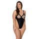 Боди из экокожи Passion CELINE BODY 6XL/7XL black, с доступом, открытый SO7060 фото 1