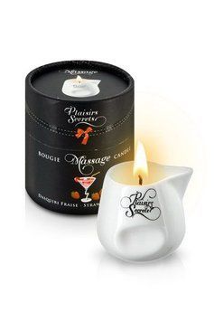 Распродажа!!! Массажная свеча Plaisirs Secrets Strawberry Daiquiri 80 мл (срок 31.01.2026) SO1855-R фото