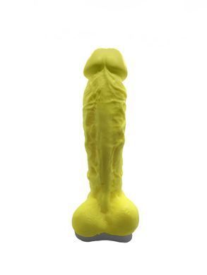 Крафтове мило-член із присоскою Чистий Кайф Yellow size XL, натуральне SO2770 фото