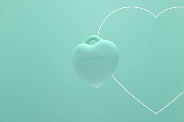 Мінівібратор &laquo;Сердечко&raquo; FairyGasm PleasureStone green, 9 режимів, на шнурку SX0644 фото