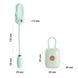 Вакуумный клиторальный стимулятор Otouch Louis Vibrate Teal с виброяйцом, в кейсе SO9429 фото 2