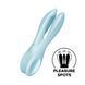Клиторальный вибратор Satisfyer Threesome 1 Light Blue с тремя гибкими пальчиками SO6986 фото 1