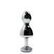 Металлическая анальна пробка Wooomy Lollypop Double Ball Metal Plug Blue S, диаметр 2,8 см, длина 8, SO7415 фото 2