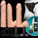 Набор для страпона Doc Johnson Vac-U-Lock Dual Density UltraSKYN Set, диаметр 3&times;4,5см SO1987 фото 1