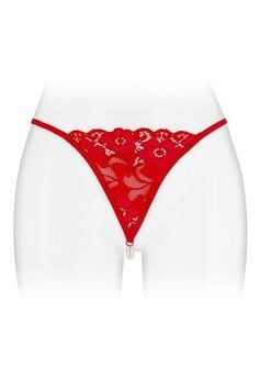 Трусики-стринги с жемчужной ниткой Fashion Secret VENUSINA Red SO2250 фото