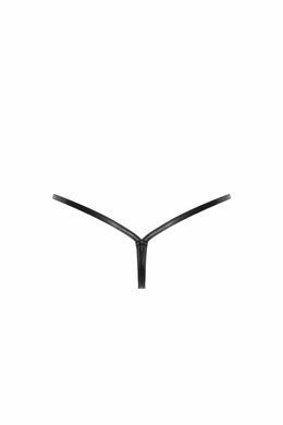 Трусики-стринги Noir Handmade P012 Wild, S, под латекс, крокодиловый принт, застежки по бокам SX0339 фото