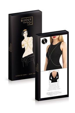 Серебристая цепочка для бюста Bijoux Pour Toi &ndash; Elena Silver со стразами SO5987 фото