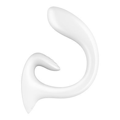 Вагинально-клиторальный вибратор Satisfyer G for Goddess 1 White, 2 мотора SX0576 фото