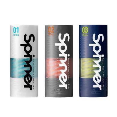 Мастурбатор Tenga Spinner 01 Tetra з пружною стимулювальною спіраллю всередині, ніжна спіраль SO2746 фото