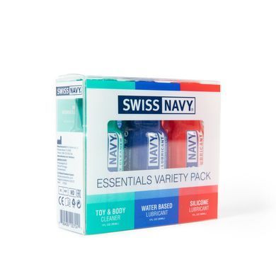 Набор Swiss Navy Essentials Variety Pack 3 х 30 мл SX1362 фото