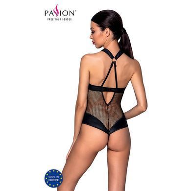 Сетчатый боди с халтером Passion Amanda Body L/XL, black SO5315 фото