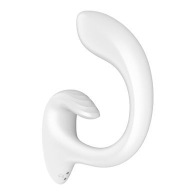 Вагинально-клиторальный вибратор Satisfyer G for Goddess 1 White, 2 мотора SX0576 фото