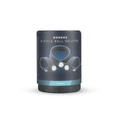 Ерекційне кільце з роздільником мошонки Boners 8-Style Ball Splitter SO8859 фото