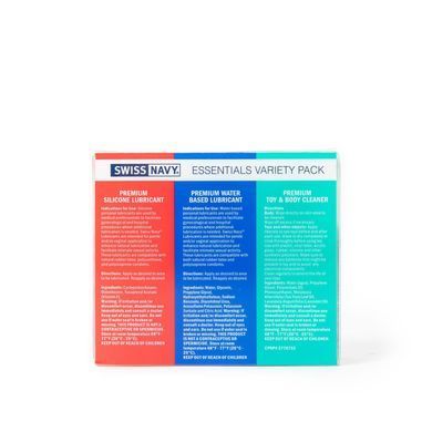 Набор Swiss Navy Essentials Variety Pack 3 х 30 мл SX1362 фото