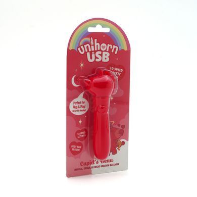 Вибратор-единорожка Unihorn USB Bullet - Cupid's Beau, вибропуля, USB зарядка SX2861 фото