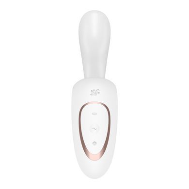 Вагинально-клиторальный вибратор Satisfyer G for Goddess 1 White, 2 мотора SX0576 фото